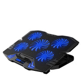 Laptop Cooling Pad Notebook Cooler for Desk and Lap Use Laptop Fan Stand 5 Adjustable Heights