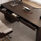 SABALON Office Desk Minimalist Solid Wood Desk Modern Boss Office
