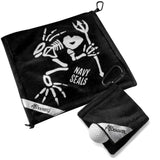 Frogger Amphibian Towels Bundle - Amphibian Towel & Golf Ball Towel Combination, Navy Seals