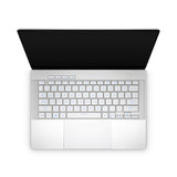 Laptop Skin Compatible with Asus ROG Zephyrus G14 (2025) - Solid White - Premium 3M Vinyl Protective Wrap Decal Cover - Easy to Apply | Crafted in the USA by MightySkins