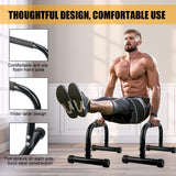 AmazeFan Parallettes Bars, Push Up Bars Strength Training for Handstands, Full Planche & Dips, Calisthenic, Gymnastic, [16.6x10x10in] Push Up Stands Handle for Floor Workouts Calisthenics Equipment AmazeFan