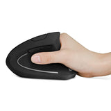 Anker 2.4G Wireless Vertical Ergonomic Optical Mouse for Work, Multi-Device Connectivity