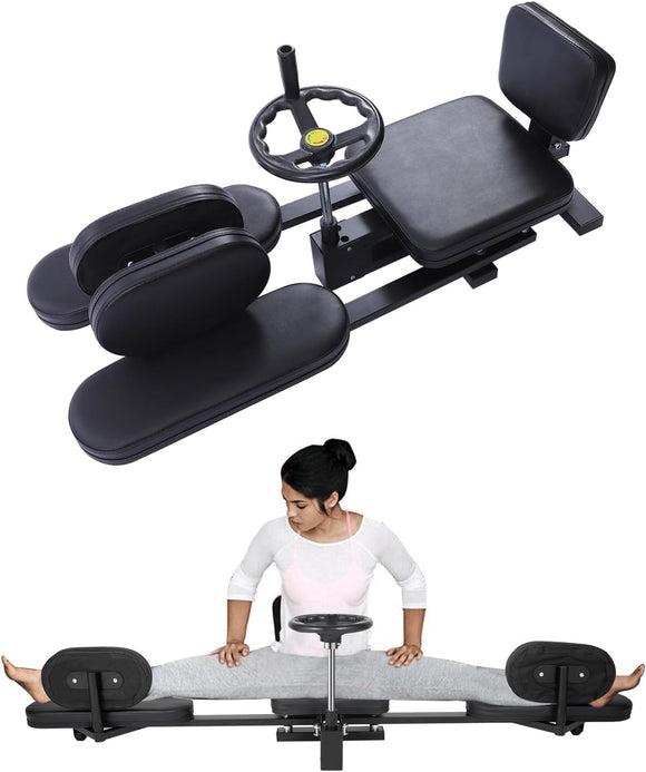 Splits Trainer, Leg Stretcher Machine for Stretching The Adductors up to Over 200° with Rotating Crank, Mechanical Leg Spreader for Legs in Ballet, Martial Arts and Fitness BENTFL