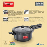 Prestige Svachh Hard Anodised Senior Deep Pan Pressure Cooker 5 Liter