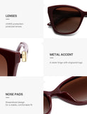 SOJOS Vintage Oversized Cateye Sunglasses Womens SJ2634