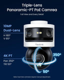 REOLINK OMVI 3i PoE Triple-Lens PoE Security Camera with Auto Tracking
