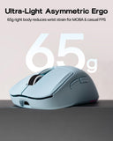 EPOMAKER NEX Lite Wireless Gaming Mouse w/Screens & RGB Charging Dock