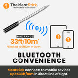 Bridge Set | 2-Probe Package | Smart Wireless Meat Thermometer | Unlimited Range Digital Food Probe with Bluetooth | for Smoking, Grilling, BBQ. Etc The MeatStick
