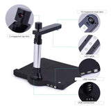 Max.A3 Portable Adjustable High Speed USB Book Image Document Camera Scanner, HD 10 Mega-Pixels for Classroom Office Library Bank