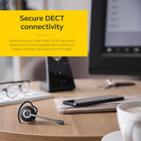 Wireless Headset, Convertible – Telephone Headset with Industry-Leading Wireless Performance, Advanced Noise - Black Jabra