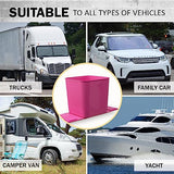 HAUSSIMPLE Car Trash Can Waterproof Plastic Garbage Bin Litter Waste Basket