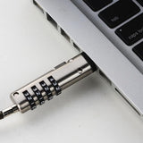 Ruitutedianzi 10X 4 Digital Universal Lock USB Laptop Security Cable Lock for Computer