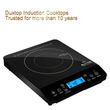 Portable Induction Cooktop, Countertop Burner Induction Hot Plate with LCD Sensor Touch 1800 Watts, Black duxtop