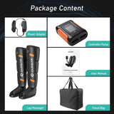 QUINEAR Professional Leg Recovery System, Cordless Air Compression Boots with Sequential Compression, Leg and Foot Massager, Fast Recovery Therapy for Athletes, FSA-HSA Eligible (Medium)