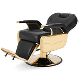 Artist hand Barber Chair for Barbershop Salon Chair Beauty Styling Chair for Beauty Shop Gold/Black