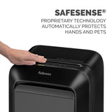 LX210 P-4 Micro-Cut Paper Shredder, Jam-Proof Heavy-Duty Paper Shredder for Office, 16 Sheet Capacity, Black Fellowes