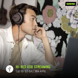 Wireless Noise Cancelling Headphones, Premium Studio-Quality Sound, Bluetooth 5, Customizable EQ - Black Shure