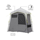 CORE Instant Camping Utility Shower Tent with Changing Privacy Room
