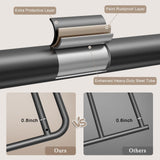 Jusgym Weight Rack for Home Gym, All in One Yoga Mat Storage Rack, Workout Equipment Storage with Wheels and Hooks for Dumbbells Kettlebells Foam Rollers, Powder Coated Finish Steel Jusgym