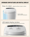 LOUPUSUO Smart Toilet with Bidet Built In with Warm Water Sprayer and Dryer