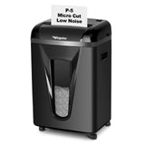P-5 Paper Shredder, 9 Sheets High-Security Micro-Cut Shredder, 2.4m/min High-Speed Shredding, 5.8 Gallon Bin