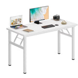 DlandHome 47 inches Folding Table Computer Desk Portable Activity Table Conference Table Home Office Desk