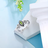 Oseew 2027 Custom Marquise Birthstone Class Ring for Men Women
