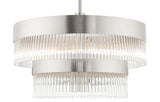Livex Lighting 49825-91 6-Light Chandelier, Brushed Nickel