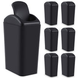 2 Pcs 3 Gallon/12 Liter Small Trash Can Plastic Kitchen Garbage with Lid Small Trash Bin for Bathroom