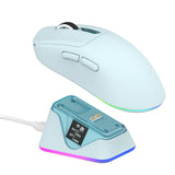 EPOMAKER NEX Lite Wireless Gaming Mouse w/Screens & RGB Charging Dock