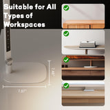LED Desk Lamp for Home Office, Desk Light for Video Call, 3 Color Temperature 10 Brightness Computer Light, Dimmable Led Desk Light with Memory & Timer Func, Metal Swing Arm Architect Desk Lamp White