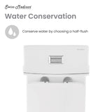Toilet Dual Flush 1.1/1.6 gpf with 10" Rough In Swiss Madison