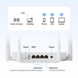 Router Dual Band Wireless Internet Router, Speed Up to 1.2 Gbps, 4 x 1000 Mbps Gigabit Ethernet Ports