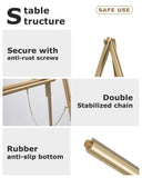 DJAR 3 Pcs 63" Adjustable Wooden Display Easel Stand for Sign