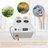 HayWHNKN Ultrasonic Humidifier Cooler Sprayer 15kg/h Commercial Humidifier Commercial Industrial Humidifier with Humidistat and Remote Sensor Stainless Steel for Grow Room 110V