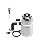 FORNO ACQUA BrightDIAMOND Moonstone 3/4 HP Garbage Disposal, Super Quiet Waste Disposer with Motion Sensor Cabinet Light, Pre-Wired Air Switch, Stainless Steel Chamber, Continuous Feed