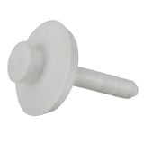 RecPro Bathtub | Durable Replacement 40" x 24" | Camper Trailer RV Tub | Alpha | Tub | Parchment or White (White - with Drain Stopper)