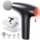 Mini Massage Gun with Heat, Massager Gun, Portable Percussion Massage Gun RENPHO