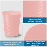 Lysam Bathroom Trash Can 3 Pack, 1.8 Gallon Small Trash Can with Trash Bags