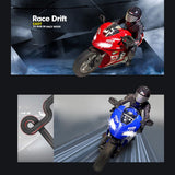Tiodei 1/6 Scale Self-Balancing RC Motorcycle, Six-Axis Gyroscope,2.4GHz Dual Motor Remote Control Bike, Wheelie Stunt Model (RTR Version/Red)