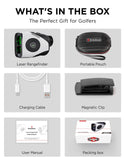 BirdieBeam Golf Rangefinder with Slope, 1200Y Laser Range Finder for Golf, 7X Magnification, Flag Lock with Vibration