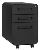 3 Drawer File Cabinet with Lock - Under Office Desk Metal Filing Cabinet, Legal/Letter File Folders