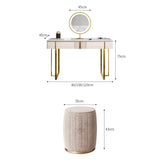 Simple Makeup Desk Lamp for Dressing Table Small Family Room Modern Design Rock Board Freestanding Lighting Bedroom Elegant and Functional Lighting