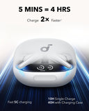 Noise Cancelling Wireless Earbuds, 7-Sensor and Real-Time Adaptive Noise Cancelling, 2× Faster Charging Soundcore