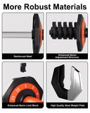 Fit Sir 25/55LB Adjustable Dumbbell Set,10 in 1 Free Weights Dumbbell of 2 with Secure Locking Mechanism for Safe,1 Sec Speed Adjustment Men/Women Gym and Home Strength Training Equipment