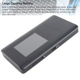 Leftwei 4G 5G Portable WiFi Hotspot, 2.4GHz 5GHz Dual Band WiFi Router with Display Screen & Card Slot, 1200mbps Wireless Travel Router for MTK Chip & 16 Connected Devices