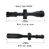 Orcair FFP Scope 5-25x56mm ED Glass Rifle Scope,Zero Stop,Long Range Scope for Hunting,First Focal Plane Optics,Illuminated Reticle with 34mm Tube