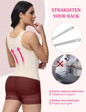 SHAPSHE Waist Trainer for Women, Tummy Control Sports Girdle, Workout Body Shaper with Adjustable Shoulder Strap