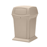 Rubbermaid Commercial Products Ranger Trash Can with 2 Door Lid