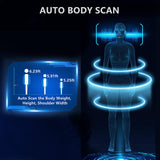 Massage Chair, Full Body Zero Gravity Recliner with AI Voice Control, SL Track, Bluetooth, Yoga Stretching, Foot Rollers (Brown) iRest